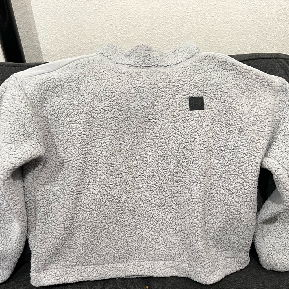 Under Harmour light blue thick sweater